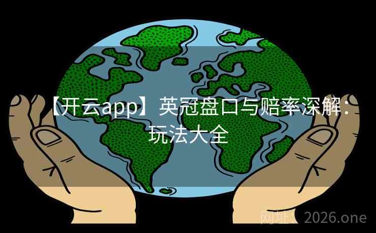 【开云app】英冠盘口与赔率深解：玩法大全
